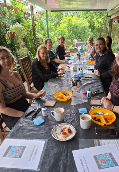 Mosaic Necklace and a Heart Shaped Trinket Box Workshop