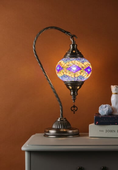 Mosaic Swan Lamp Craft Kit