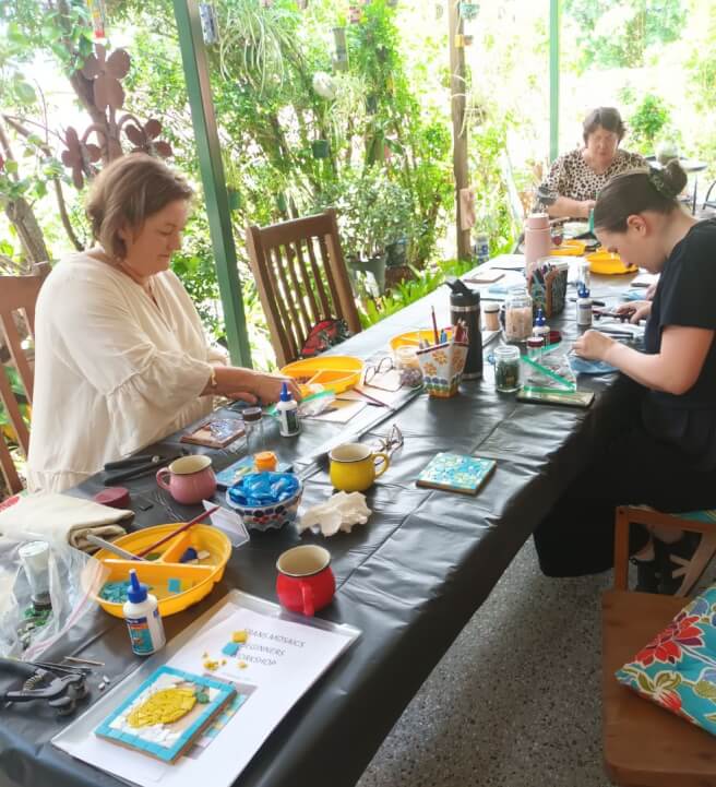 Mosaic Tea Light Candle Holder Workshop