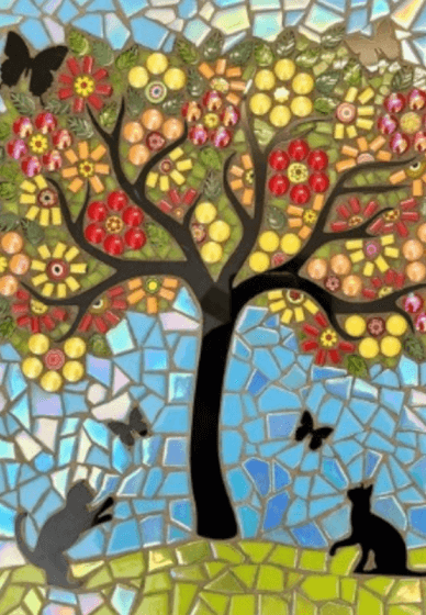 Mosaic Tree of Love Art Class
