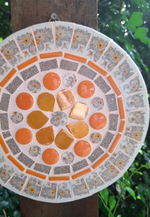 Mosaic Wall Hanging Workshop Using Crockery