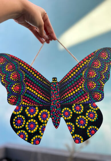 Mother's Day Butterfly Dot Mandala Art Workshop