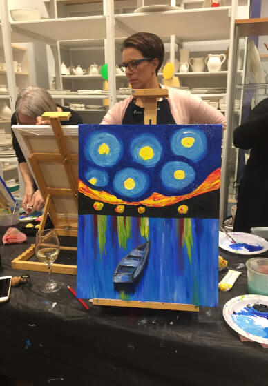 Mothers Day Canvas Painting Workshop