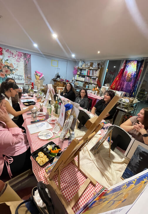 Mother's Day Create Craft and Art, Paint and Sip Workshop