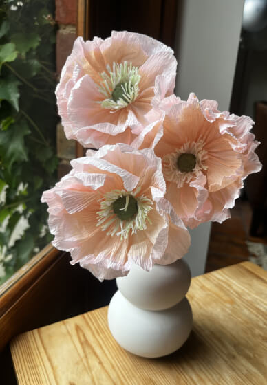 Mother's Day Crepe Flower Making Workshop