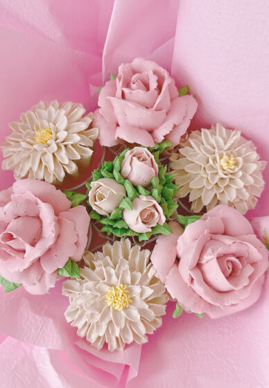 Mother's Day Floral Cuppies Bouquet with Bonus Gift Workshop