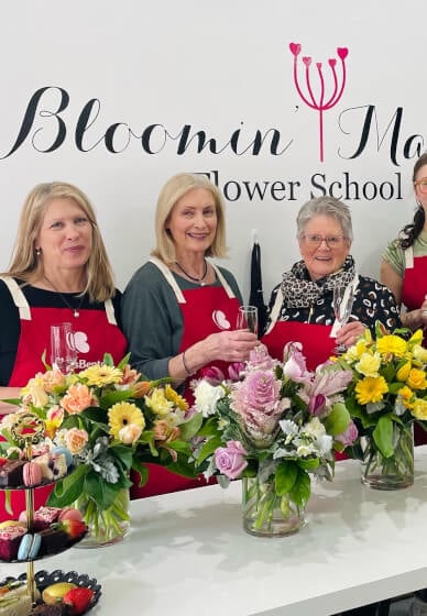 Mother's Day Floristry Workshop with Champagne