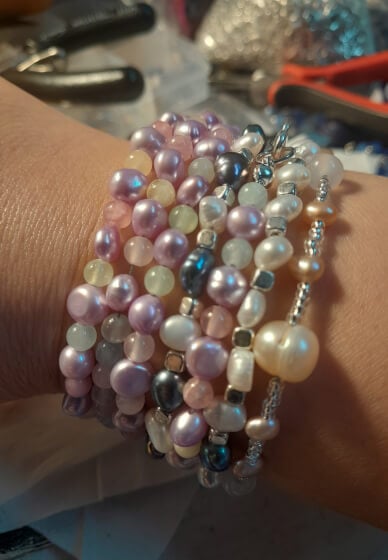 Mother's Day Freshwater Pearl Bracelet Making Class