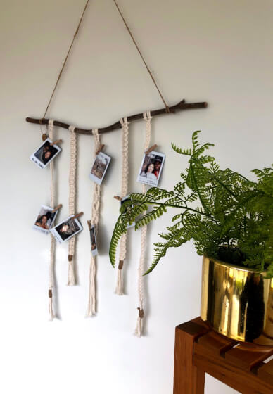 Mother's Day Macrame Workshop - Polaroid Wall Hanging