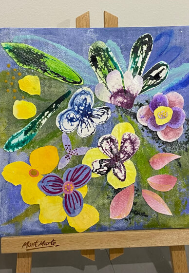 Mother's Day Paint and Sip Class with High Tea