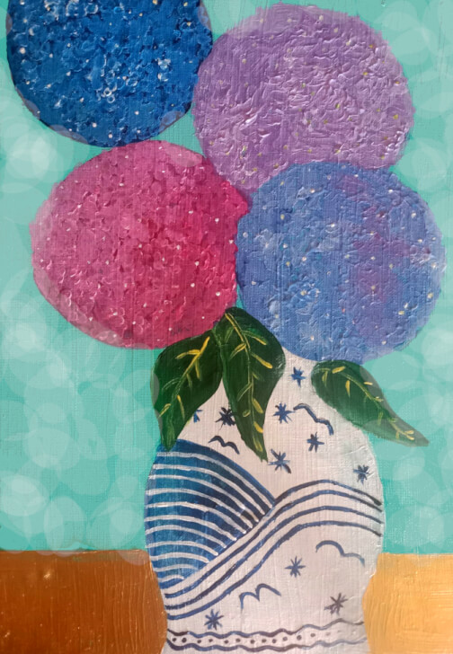 Mother's Day Paint Hydrangeas and Sip Class