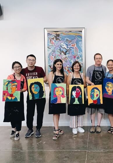 Mother's Day Sip and Paint Class: Picasso Style