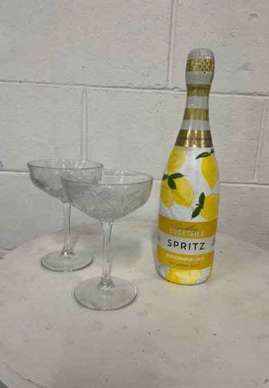 Bottle of Bubbles Painting Class for Mother's Day