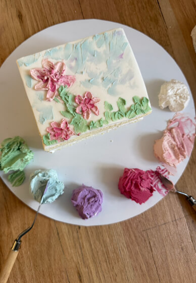 Mother's Day - Textured Buttercream Cake Painting Workshop
