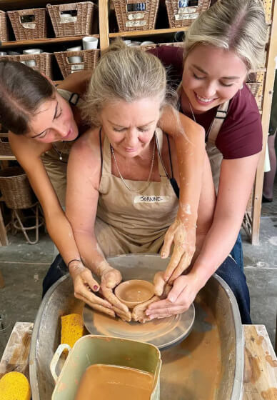 Muddy with Mum: Mother's Day Pottery Class