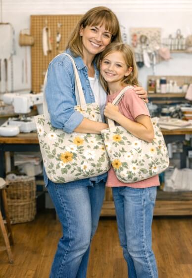 Mum and Me Sewing and Tea Family Workshop