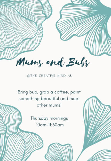 Mums (and Bubs) Painting Class