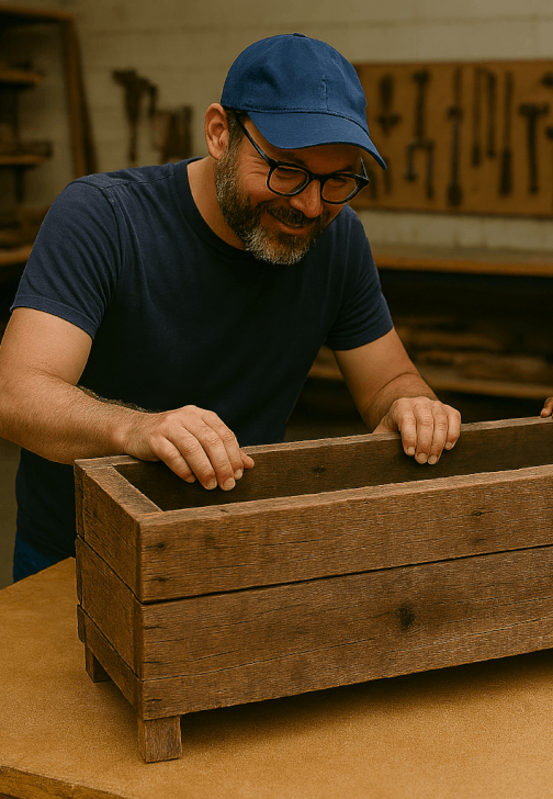 Reclaimed Timber Planter Box Workshop