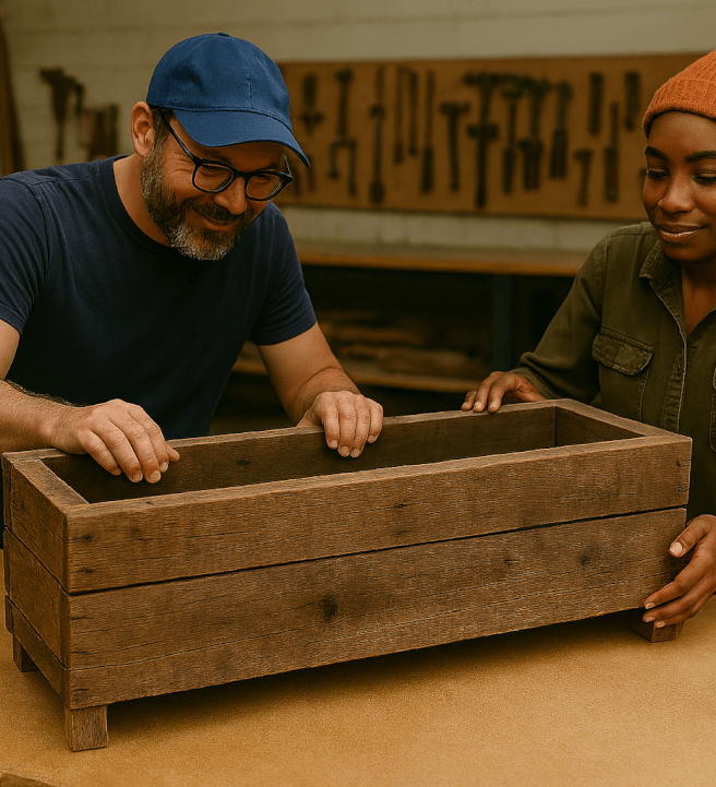 Reclaimed Timber Planter Box Workshop