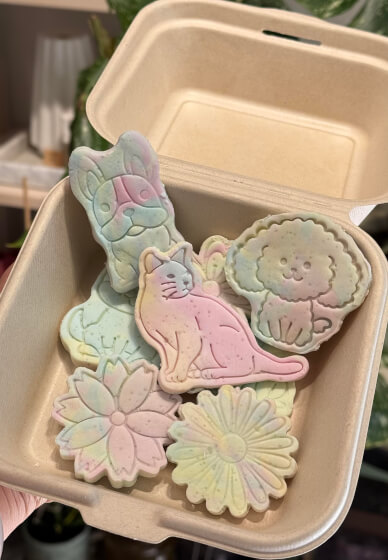 Natural Bubble Bath Biscuits