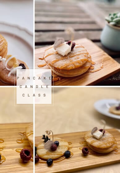 Natural Soy Candle Making Class-Pancake Candle