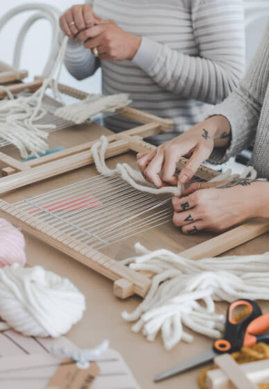 Natural Yarn Weaving Workshop