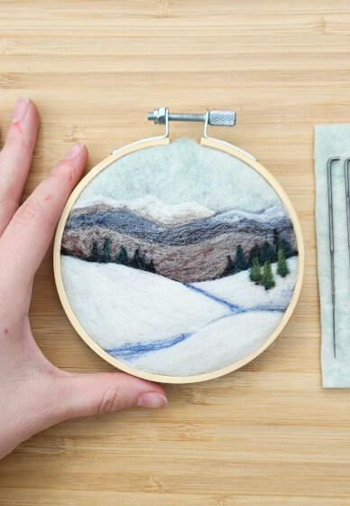 Needle Felting Workshop: Winter Landscape
