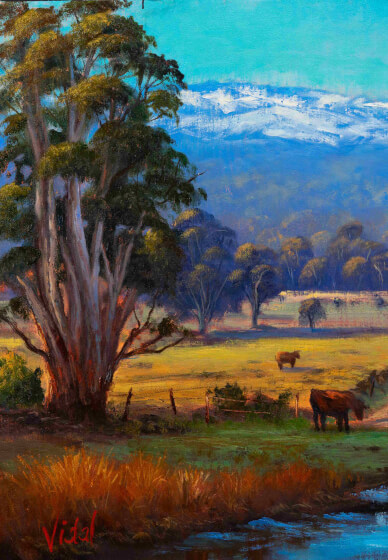 Oil Painting Class: Mountain Scenery