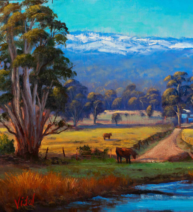 Oil Painting Class: Mountain Scenery