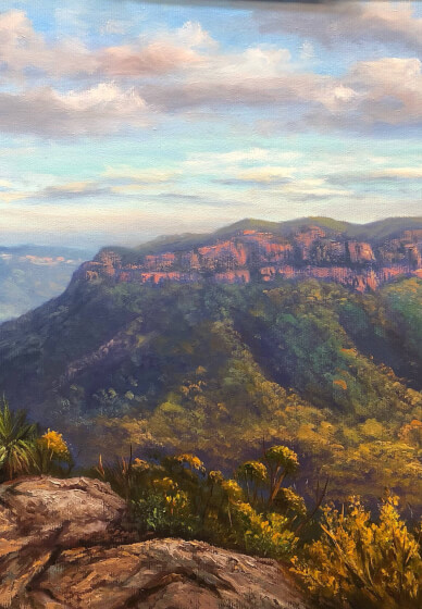 Oil Painting Class - the Blue Mountains