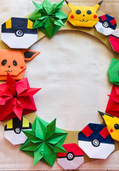 Origami Pokémon Wreath Workshop