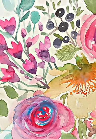 Outdoor Floral Watercolour Painting Workshop