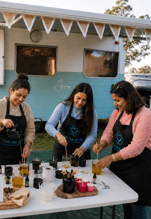 Overnight Candle Making Glamping Retreat
