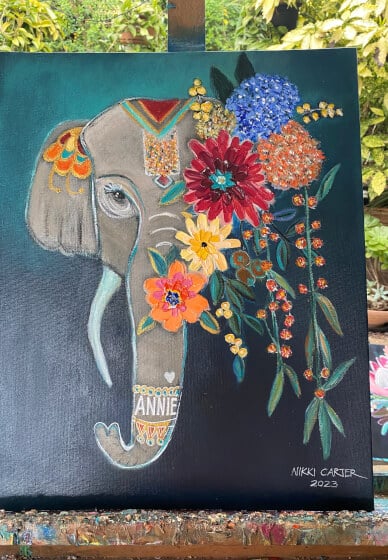 Paint and Paella: Annie the Elephant