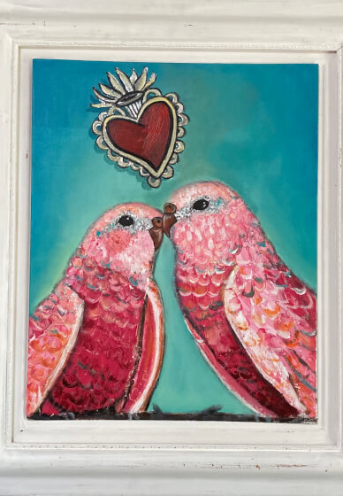Paint and Paella: Love Birds with Mexican Heart