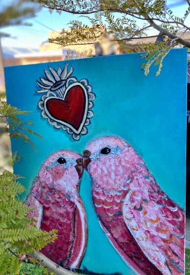 Paint and Paella Workshop: Love Birds