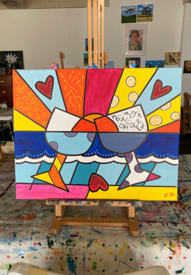 Paint and Sip Art Party: Choose Your Own Artwork