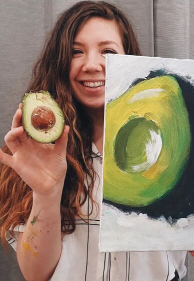 Paint and Sip Class: Acrylic Avocados