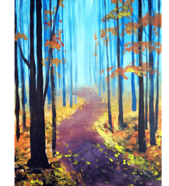 Paint and Sip Class: Autumn Path
