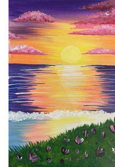 Paint and Sip Class: Beach Blossom