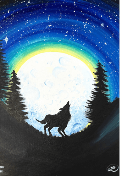 Paint and Sip Class: Blue Moon