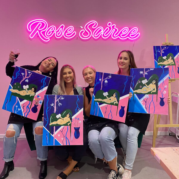 Paint and Sip Class Brisbane Gifts ClassBento