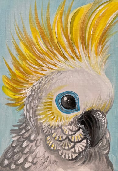 Paint and Sip Class: Cockatoo