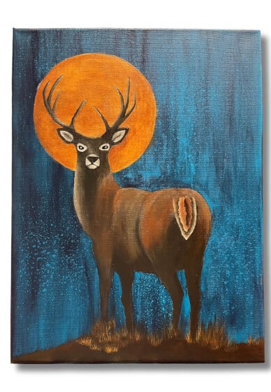 Paint and Sip Class: Deer