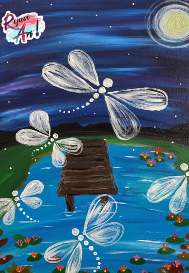 Paint and Sip Class: Dragonfly Lake