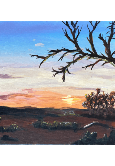 Paint and Sip Class: Falling Sun Over Sands