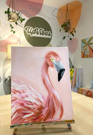 Paint and Sip Class: Flamingo