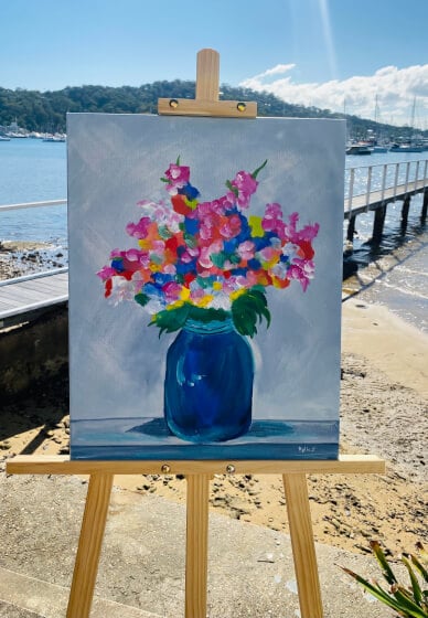 Paint and Sip Class for Aged Care and the Elderly