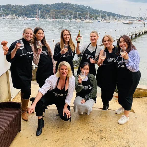 Paint and Sip Class for Hens Parties Sydney Gifts ClassBento