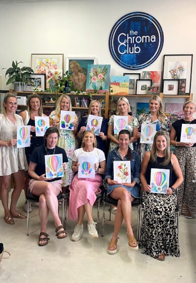 Paint and Sip Class for Private Events